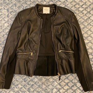 Zara Black Leather Jacket